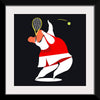 "Character Illustration of a Female Tennis Player"