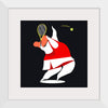 "Character Illustration of a Female Tennis Player"