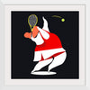 "Character Illustration of a Female Tennis Player"