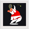 "Character Illustration of a Female Tennis Player"