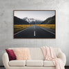 "Beautiful View of a Road Leading to Mount Cook, New Zealand"