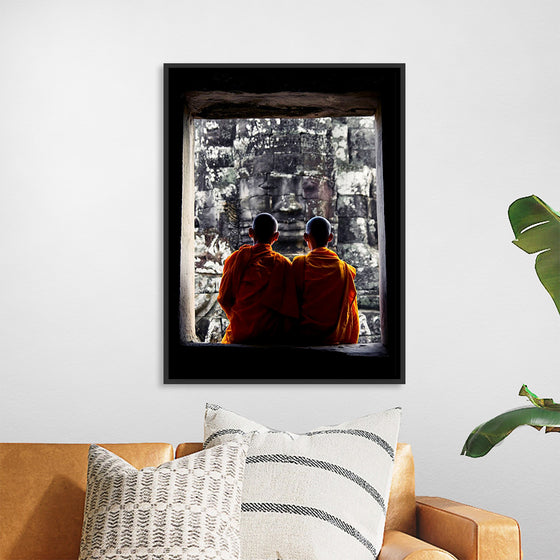 "Monks at Angkor Wat, Siam Reap, Cambodia"