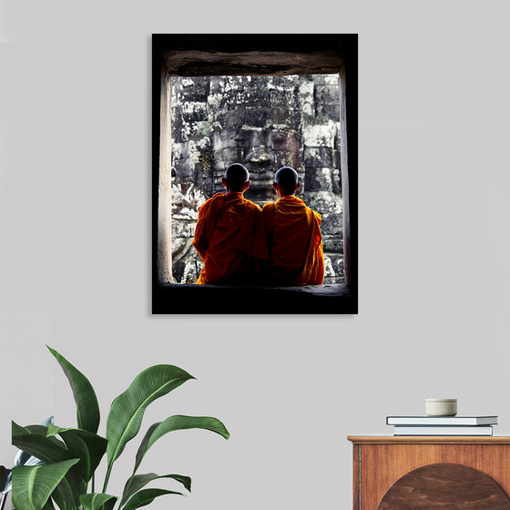 "Monks at Angkor Wat, Siam Reap, Cambodia"