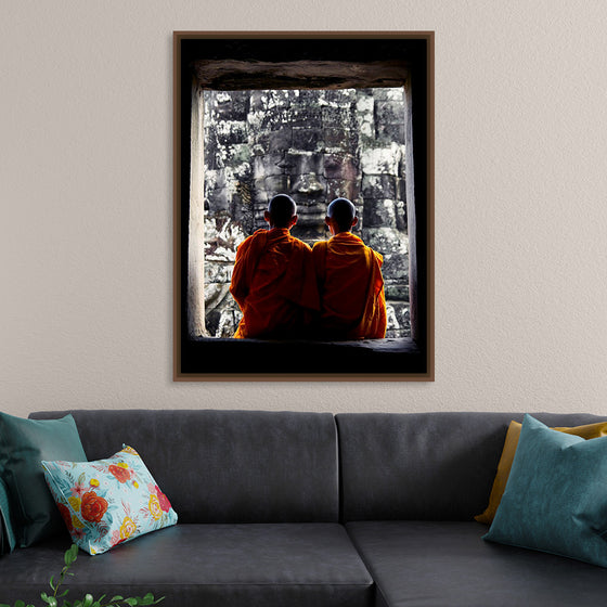 "Monks at Angkor Wat, Siam Reap, Cambodia"