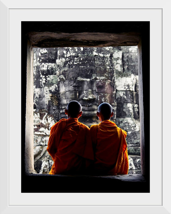 "Monks at Angkor Wat, Siam Reap, Cambodia"