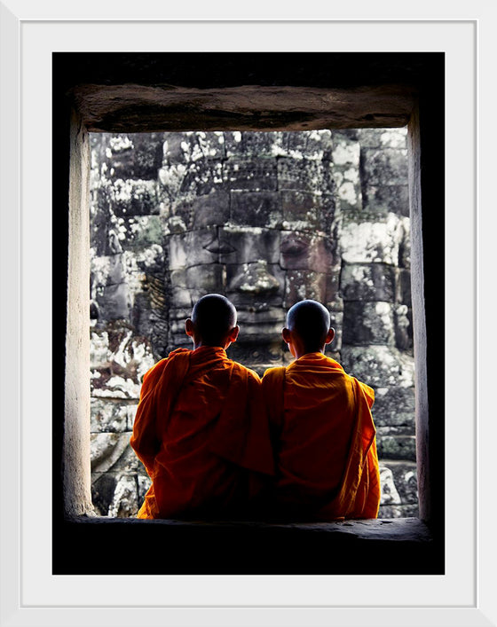 "Monks at Angkor Wat, Siam Reap, Cambodia"