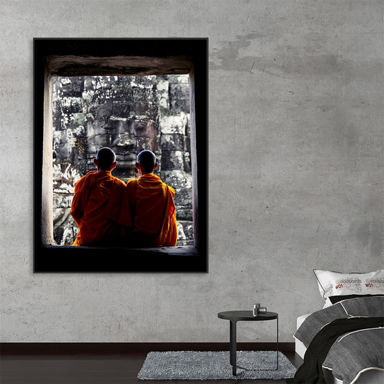 "Monks at Angkor Wat, Siam Reap, Cambodia"