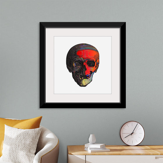 "Colorful skull"