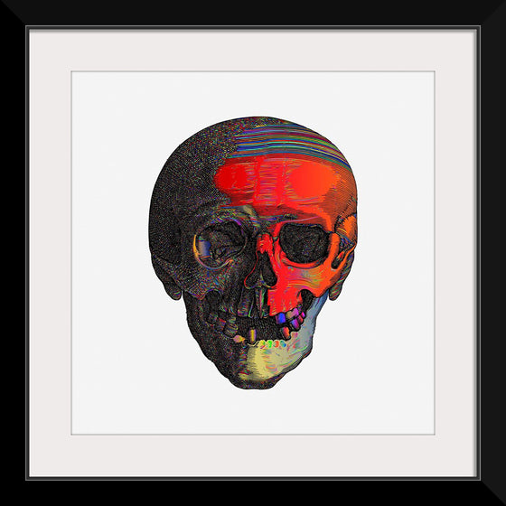 "Colorful skull"