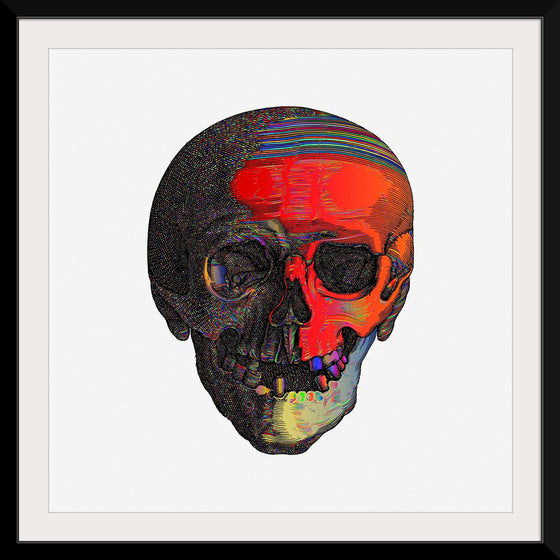 "Colorful skull"