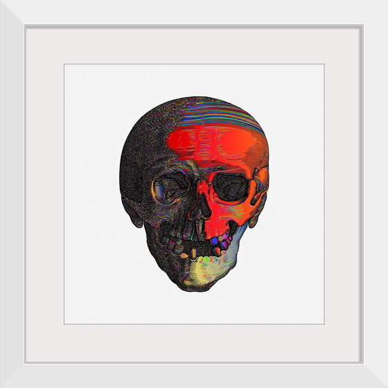 "Colorful skull"