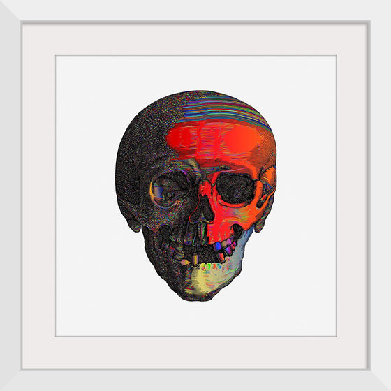 "Colorful skull"