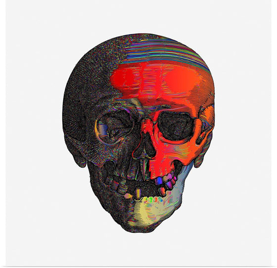 "Colorful skull"