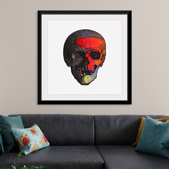 "Colorful skull"