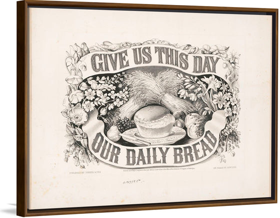 "Give Us this Day our Daily Bread (1872)", Currier & Ives
