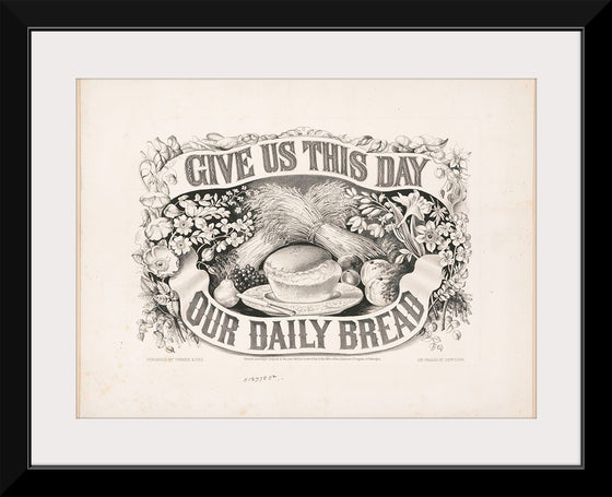 "Give Us this Day our Daily Bread (1872)", Currier & Ives