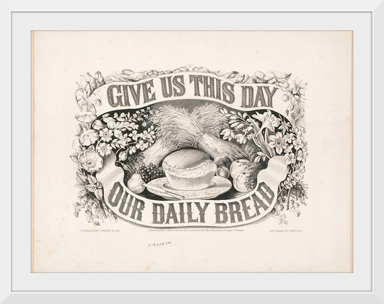 "Give Us this Day our Daily Bread (1872)", Currier & Ives