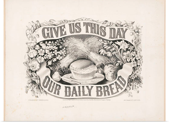 "Give Us this Day our Daily Bread (1872)", Currier & Ives