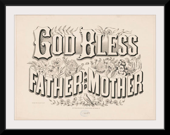 "God Bless Father and Mother (1876)", Currier & Ives