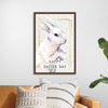 "Watercolor Easter bunny"