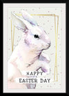 "Watercolor Easter bunny"