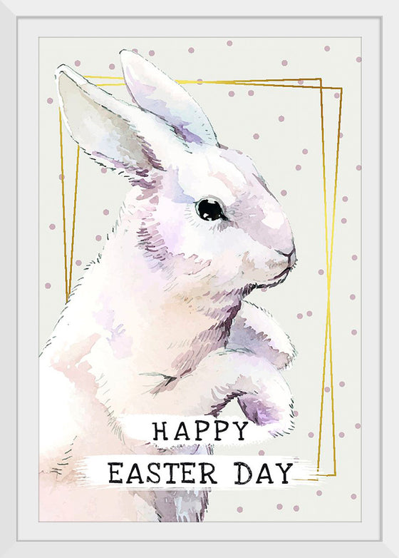 "Watercolor Easter bunny"