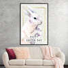 "Watercolor Easter bunny"