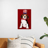 "Cute Beagle Puppy in Uncle Sam Hat and Bow Tie"