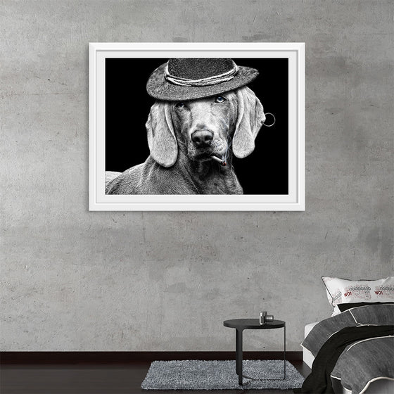 "Old School Cool Dog Smoking", Nikos Apelaths