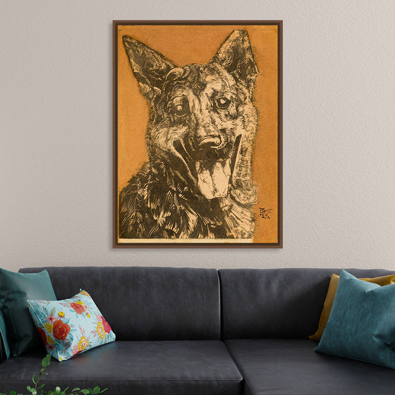 "Cees, portret van een hond", Dick Ket