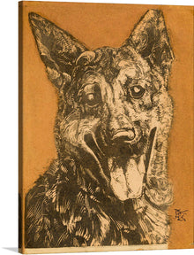  “Cees, portret van een hond” by Dick Ket is a stunning print of a dog’s portrait. The artist’s use of line and texture creates a lifelike image of the dog, making it a perfect addition to any animal lover’s collection. 