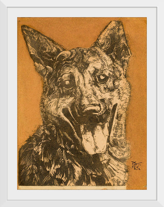 "Cees, portret van een hond", Dick Ket