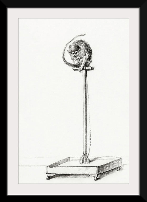 "Little Monkey Sitting on a Pole (1775-1883)", Jean Bernard