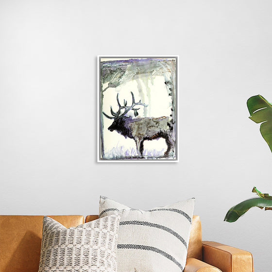 "Reindeer Watercolor"