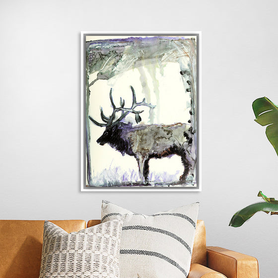 "Reindeer Watercolor"