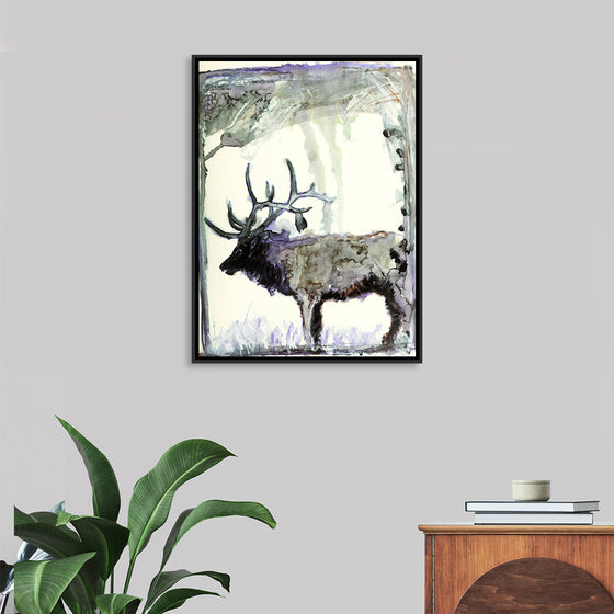 "Reindeer Watercolor"