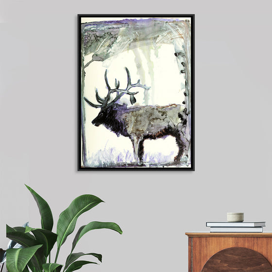 "Reindeer Watercolor"