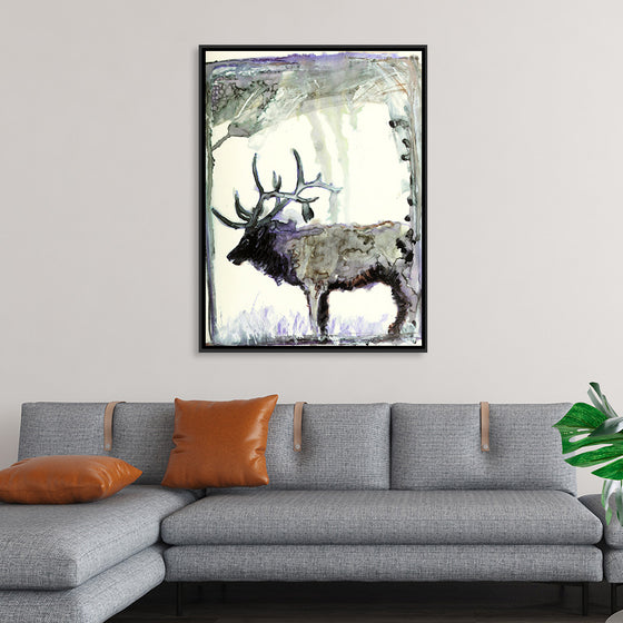 "Reindeer Watercolor"