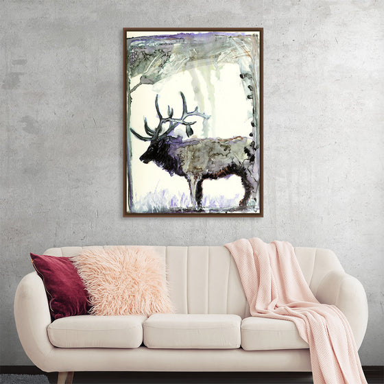 "Reindeer Watercolor"