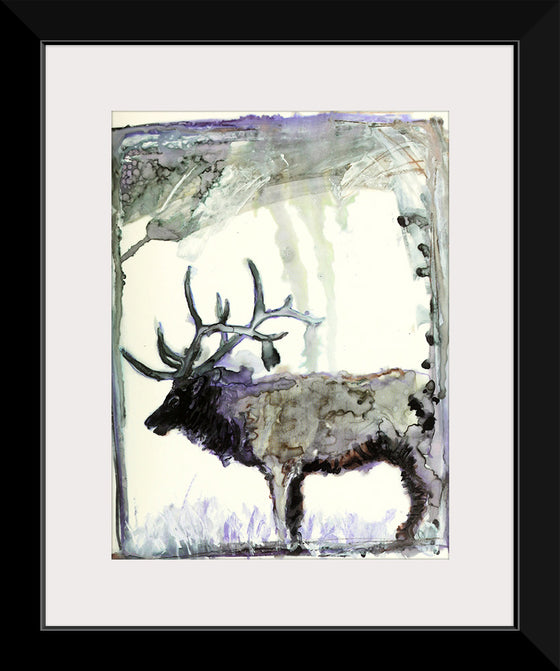 "Reindeer Watercolor"