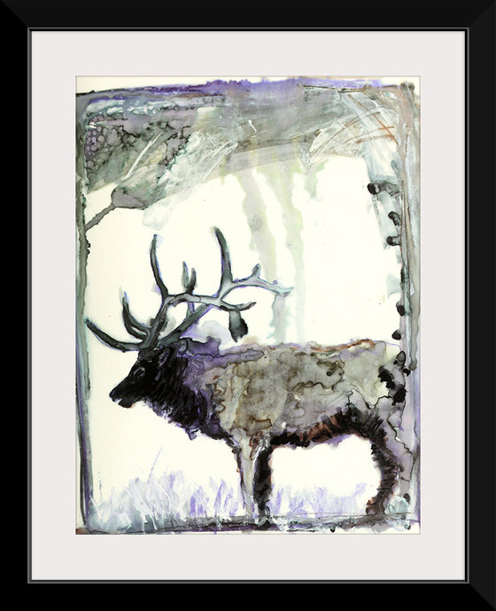 "Reindeer Watercolor"