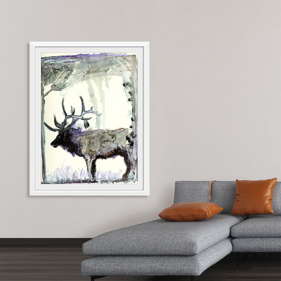 "Reindeer Watercolor"