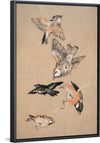 "Love leading the Pilgrim - Study of Birds: Finches", Sir Edward Burne-Jones