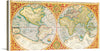 “Orbis terrae compendiosa descriptio : quam ex magna universali Gerardi Mercatoris Domino Richardo Gartho, geographie ac ceterarum bonarum artium amatori ac fautori summo (1637)” is a world map created by Gerhard Mercator in 1637. The map is highly detailed with intricate designs, showcasing continents, countries, oceans, and seas. Each continent is outlined and filled with different colors to distinguish them from each other. 