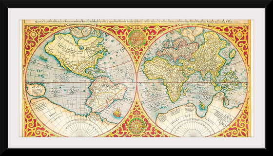 "Orbis terrae compendiosa descriptio : quam ex magna universali Gerardi Mercatoris Domino Richardo Gartho, geographie ac ceterarum bonarum artium amatori ac fautori summo (1637)", Gerhard Mercator