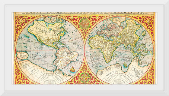 "Orbis terrae compendiosa descriptio : quam ex magna universali Gerardi Mercatoris Domino Richardo Gartho, geographie ac ceterarum bonarum artium amatori ac fautori summo (1637)", Gerhard Mercator