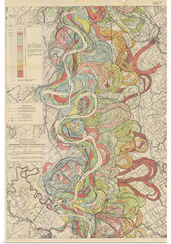 "Meanders of the Mississippi River"