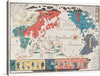 This beautiful print of “Bankoku Jinbutsu no Dzu [Picture of the World and its People]” by Makajiyamachi Eijudo is a stunning piece of art that would make a great addition to any collection. The print features a detailed map of the world with images of people from different nations, making it a unique and eye-catching piece.