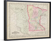 "Map of Minnesota and Surrounding States"