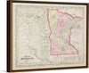 "Map of Minnesota and Surrounding States"